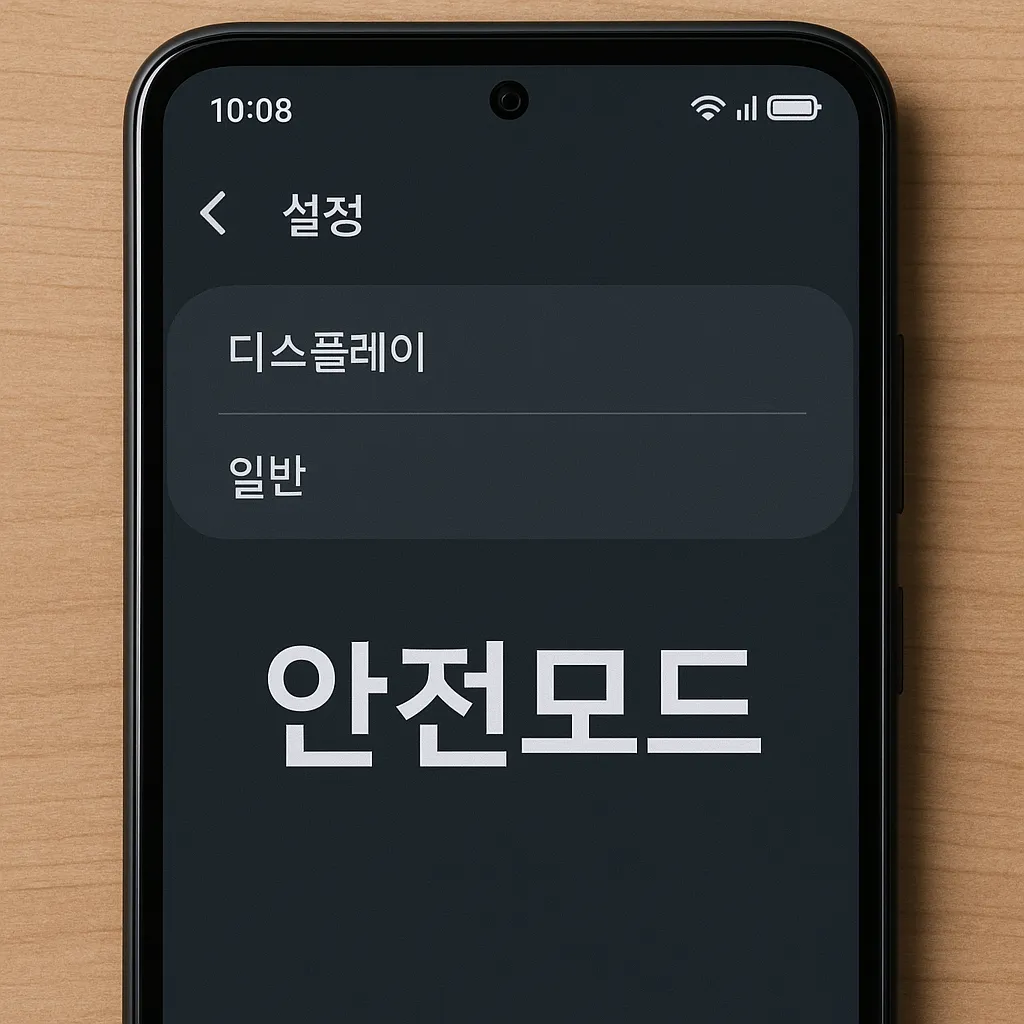 갑자기 켜진 핸드폰 안전모드, 왜 생길까?