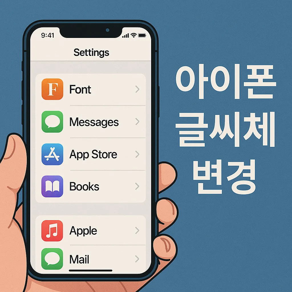 아이폰 글씨체 변경, 쉽고 깔끔하게 하는 방법