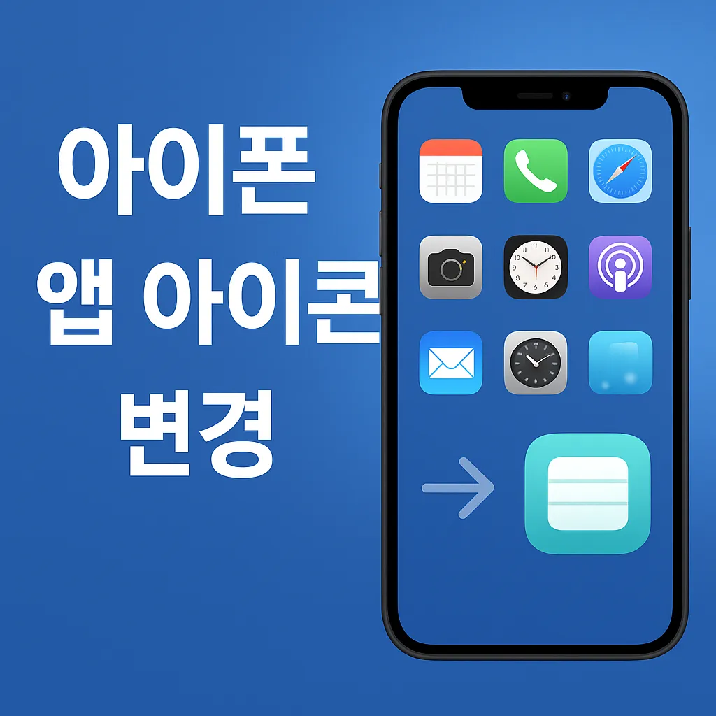 아이폰 앱 아이콘 변경 방법, 리퀴드 글래스와 주의사항까지!