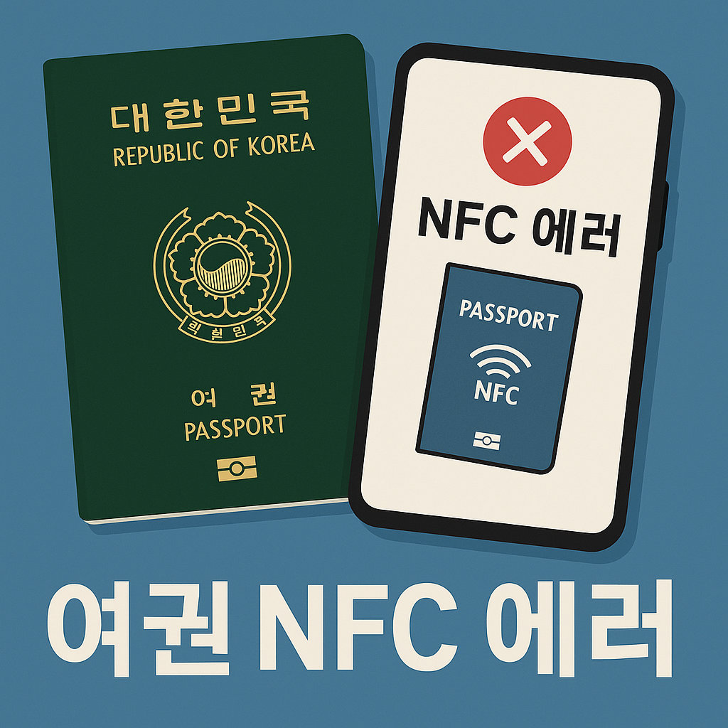여권 nfc 에러 해결방법과 신여권 태그 꿀팁!